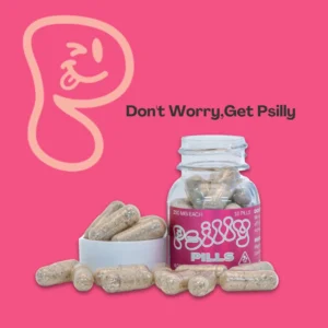 Psilly Psilocybin Magic Mushroom CAPSULES 4g (0.25g x 16)For sale California
